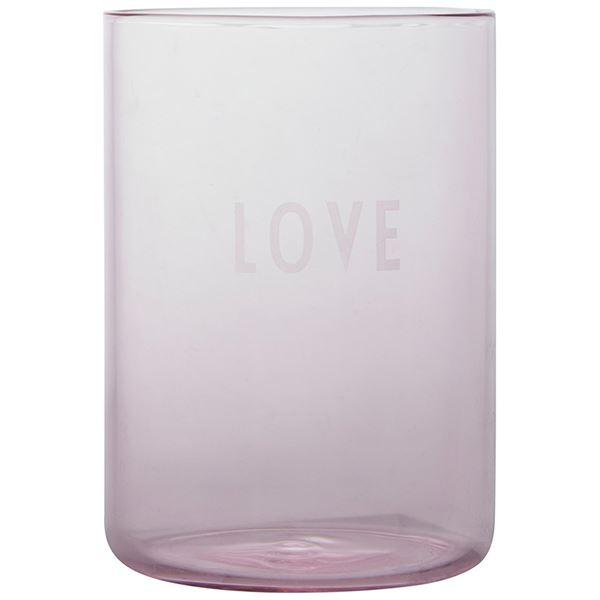 Design Letters Favourite glass 35 cl Love rose