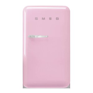 SMEG Kjøleskap med fryser FAB10 høyrehengslet rosa