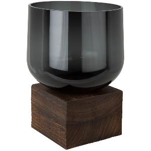 Holmen Eddie telysholder 14,5x18 cm svart