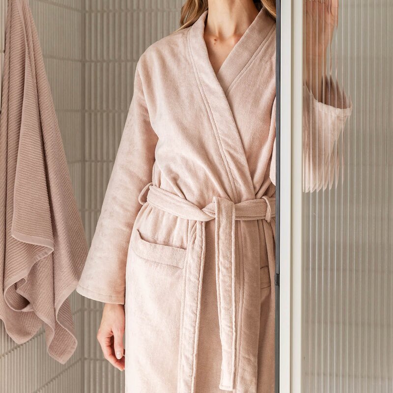 Høie Gaia badekåpe L/XL rosa