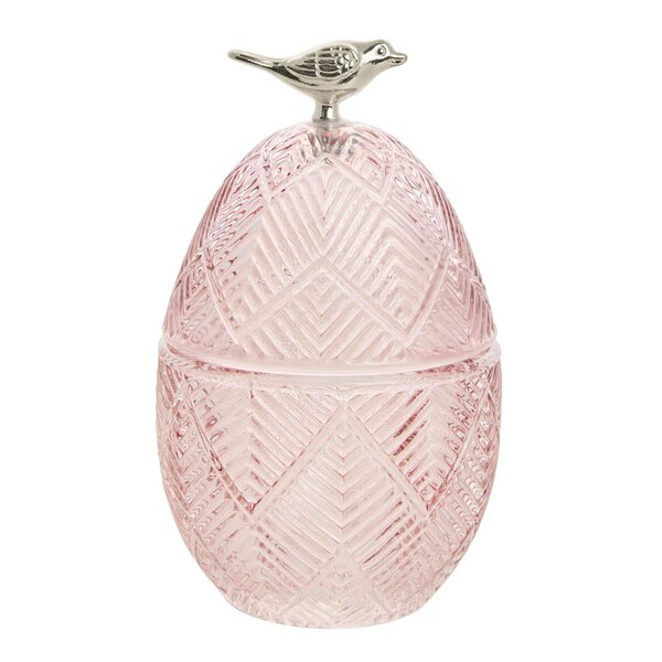 Lene Bjerre Esilia bonbonniere egg 15,5 cm dusty rose