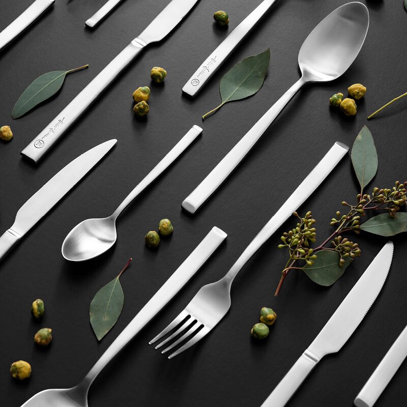 Magnor Pure bestikksett 24 deler matt stål