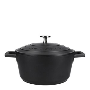 MasterClass Cast Aluminium gryte 2,5L med selvøsende lokk svart
