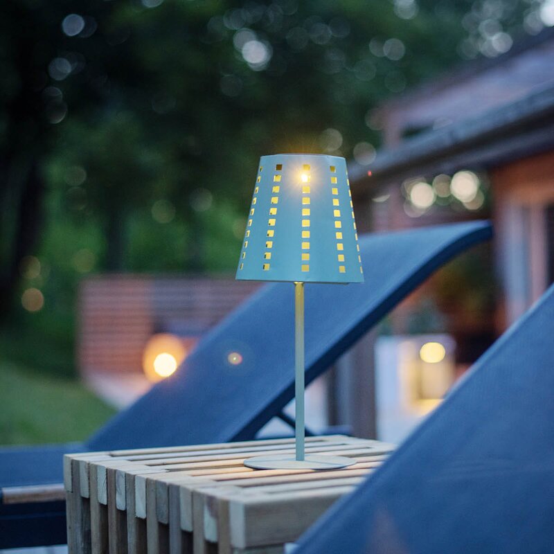 Star Trading Sola solcellebordlampe 482-73 35 cm grønn