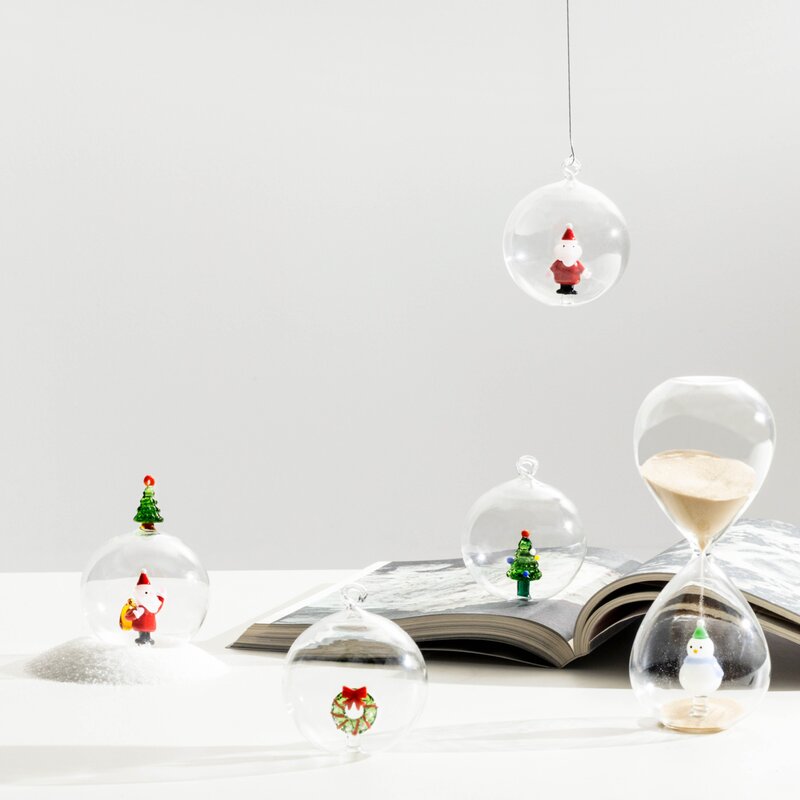 Ichendorf Milano Christmas Tales julekule glass 8 cm nisse
