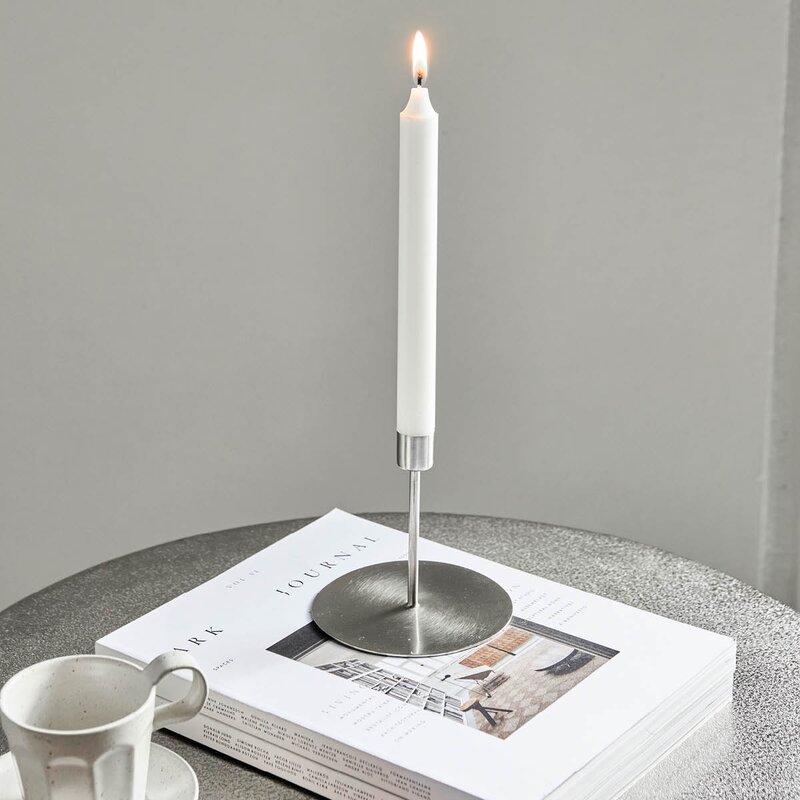 House Doctor Anit lysestake 13x12 cm sølvfinish