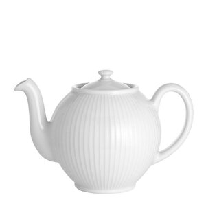 Pillivuyt Plissé tekanne 0,5L hvit