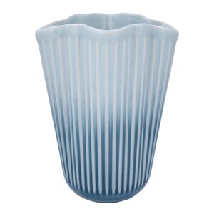 Kähler Hammershøi unfold vase 20,5 cm blå
