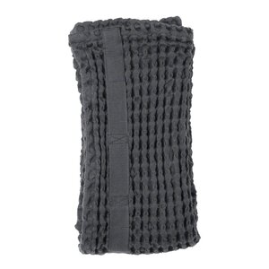 The Organic Company Big Waffle håndhånkle 50x75 cm mørkegrå