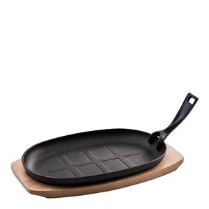 Tramontina BBQ by Hellstrøm støpejernspanne 18x27 cm svart