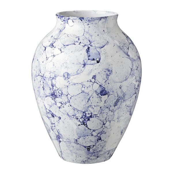 Knabstrup Keramik Vase 27 cm natura hvit