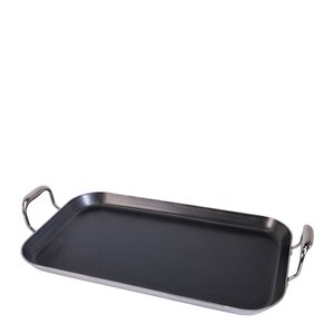 Gladkokken Hybrid Slipp-Lett plancha stekeplate 45x26,5 cm keramisk svart
