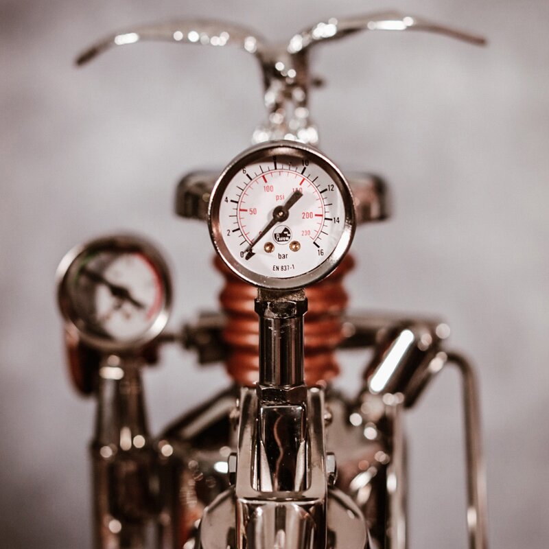 La Pavoni Lever espressomaskin 0,8L esperto abile stål