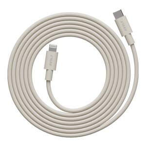 Avolt Cable 1 USB-C til Lightning kabel 2 m Nomad Sand