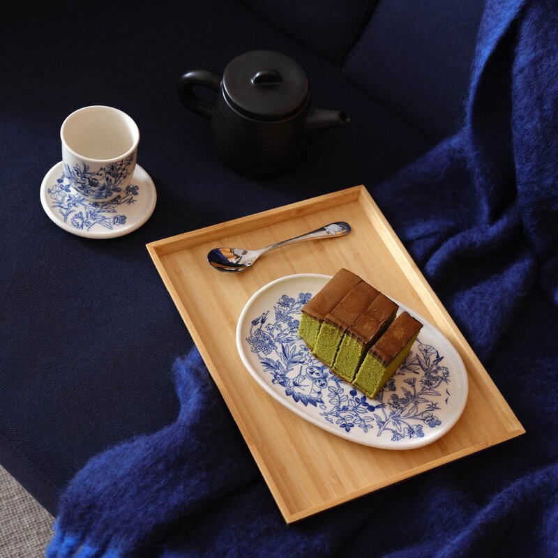 MoominArabia Haru servingsfat 17 cm mummi hvit/blå