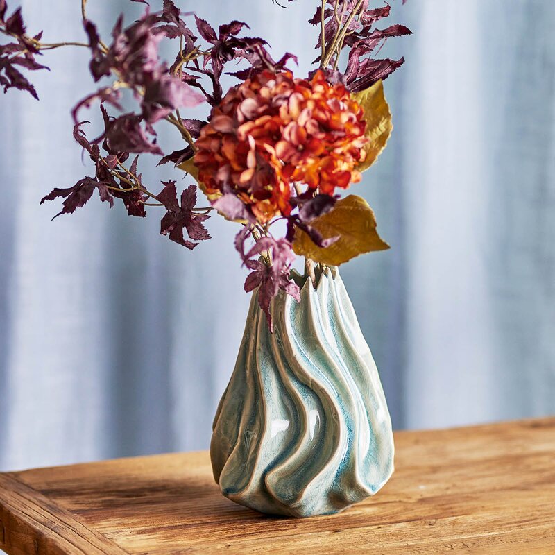 Creative Collection Dilara vase 18 cm blå