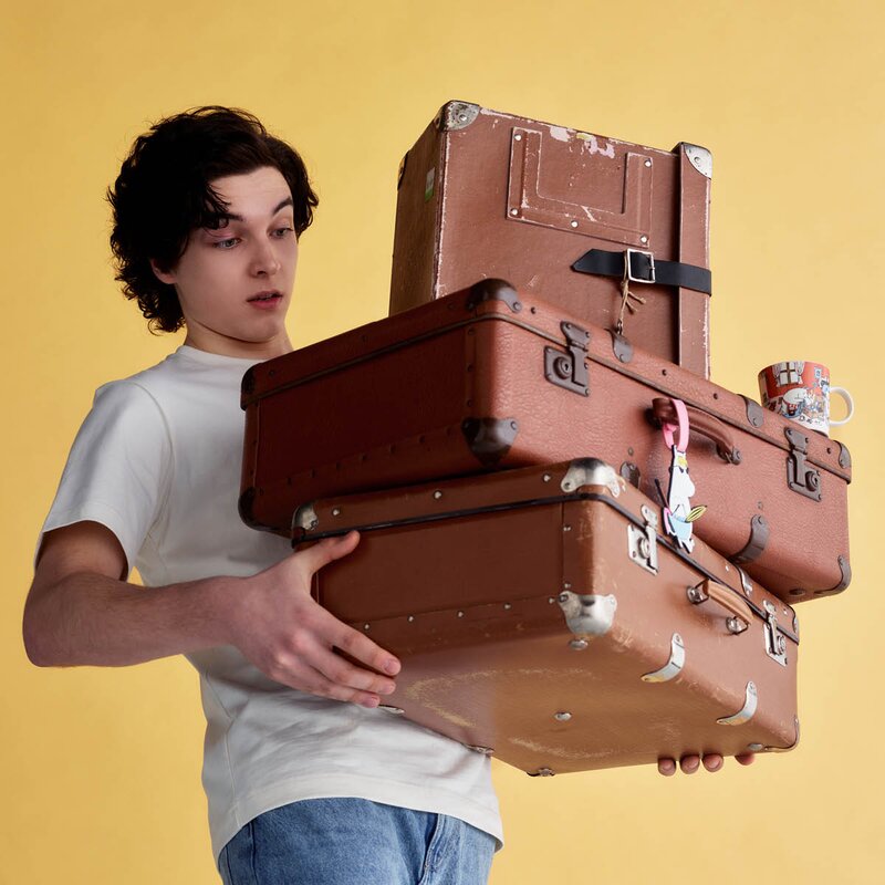 MoominArabia Mummi bagasjelapp 19 cm Snorkfrøken Ferieklar