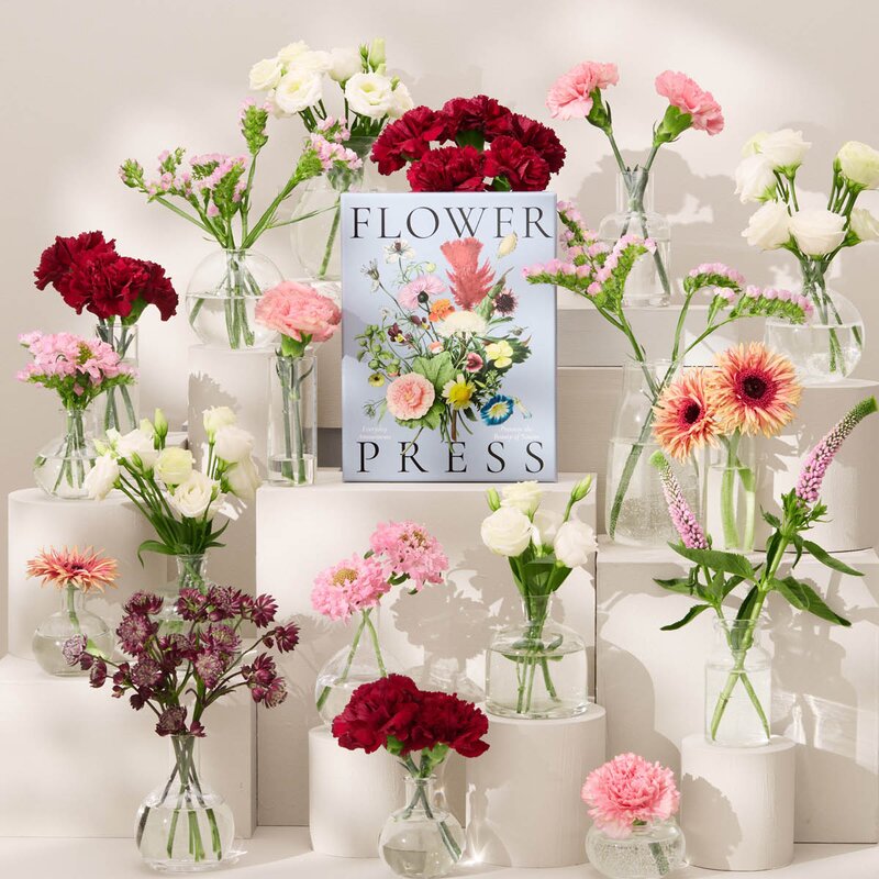 Printworks Blomsterpresse 23,5x17,5 cm beige/multi
