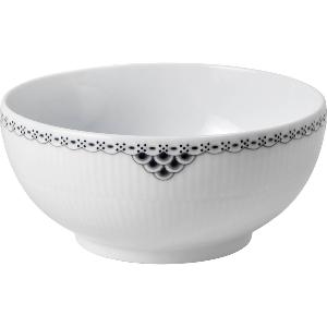 Royal Copenhagen Sort Riflet Blonde skål 110 cl