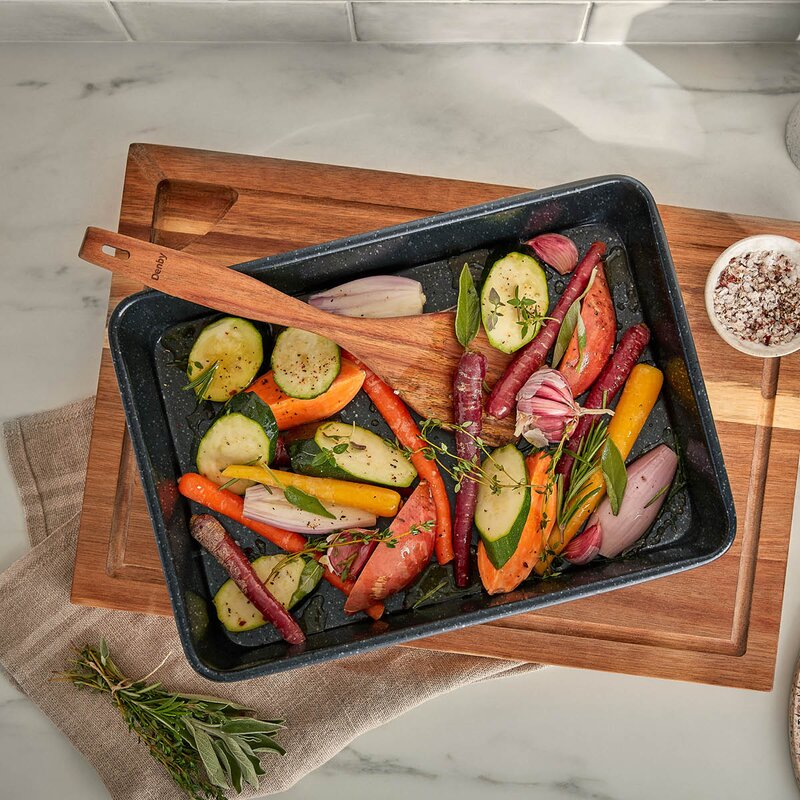 Denby Quantanium Finish stekebrett mini 22x17x4,4 cm