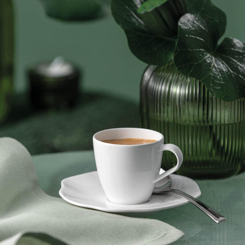 Villeroy & Boch Pura fat til espressokopp 12 cm hvit