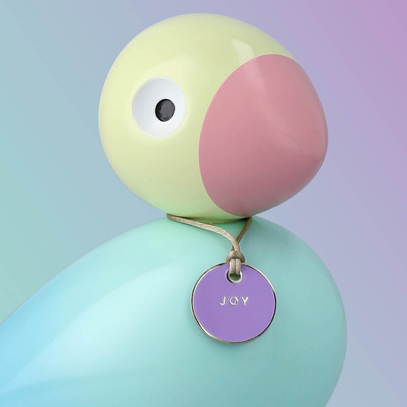 Kay Bojesen Denmark Story Bird sangfugl Joy 15,5 cm aqua