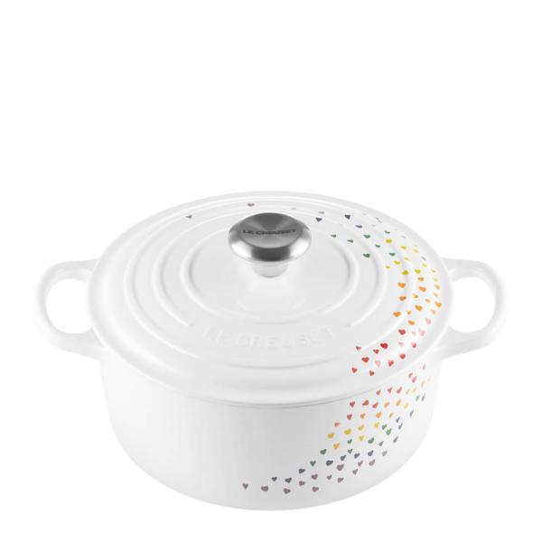 Le Creuset Signature støpejernsgryte rund 24 cm 4,2L loving white