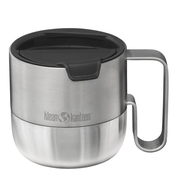 Klean Kanteen Rise kopp 41 cl med flipplokk børstet stål