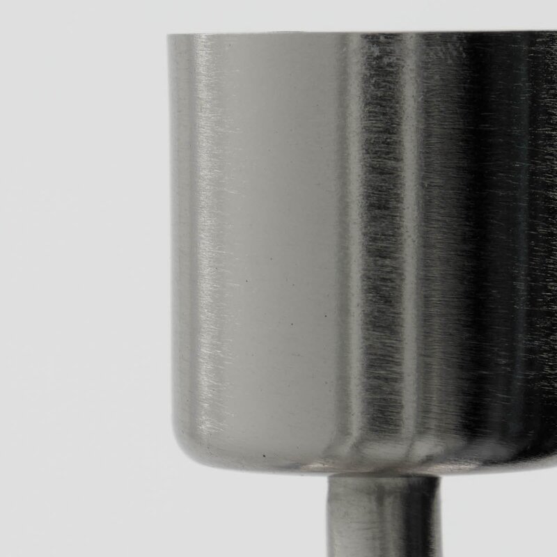 House Doctor Anit lysestake 9,5x20 cm sølvfinish