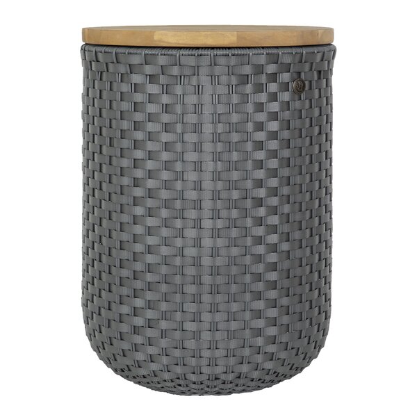 Handed By Halo sit puff med oppbevaring 34x45 cm dark grey