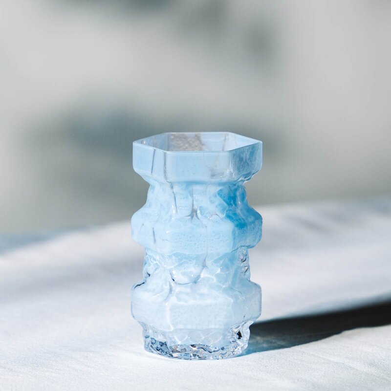 Magnor Evig vase 16 cm blå