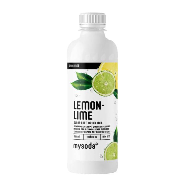 MySoda – Drinkmix smak Sitron & Lime sukkerfri 500 ml