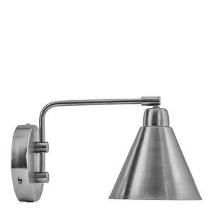 House Doctor Game vegglampe 30x18 cm børstet sølvfinish