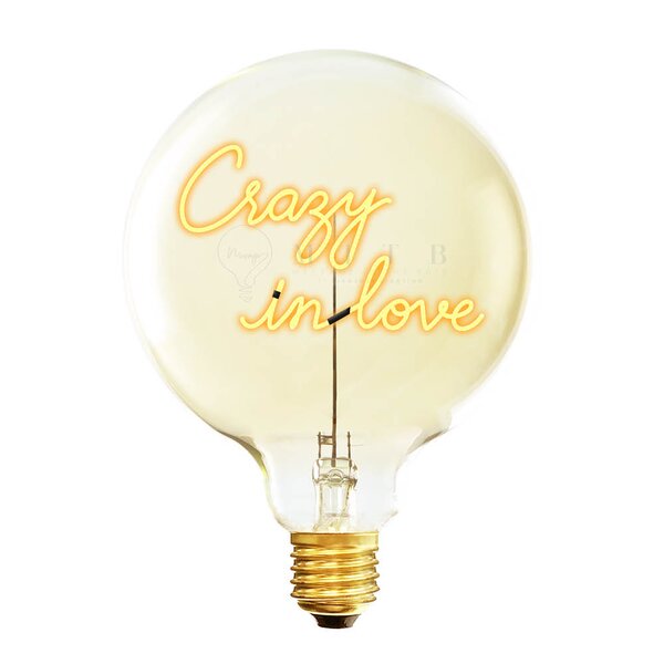 Elements Lighting MITB lyspære LED 17 cm Crazy In Love ravfarget