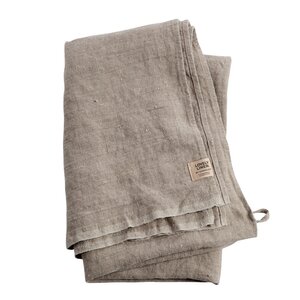 Lovley Linen Lovely Hamam badehåndkle lin 90x145 cm Natural Beige