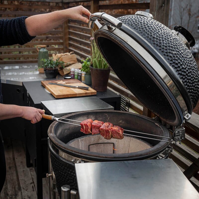 Kamado SUMO Grillspyd dobbelt langt 67 cm