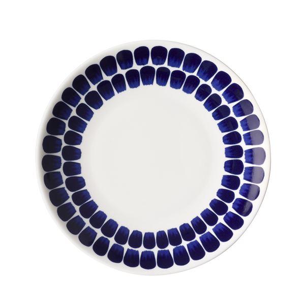 Arabia – Tuokio tallerken 20 cm kobolt blå