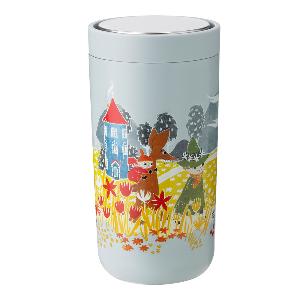 Stelton Moomin To Go Click termokopp 20 cl soft sky