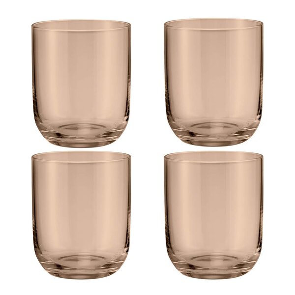 Blomus Fuumi vannglass 34 cl 4 stk coffee