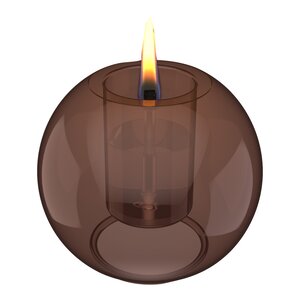 Tenderflame Globus bordlykt 8 cm amber