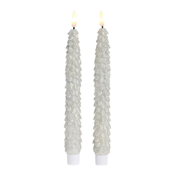Lene Bjerre Livia LED-kronelys 25 cm lys gull