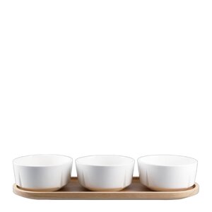 Rosendahl Grand Cru tapassett 33x12 cm 3 stk hvit