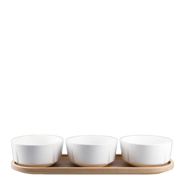 Rosendahl - Grand Cru tapassett 33x12 cm 3 stk hvit