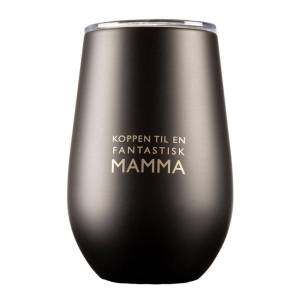 Pictureit – Termokopp MAMMA 33 cl svart