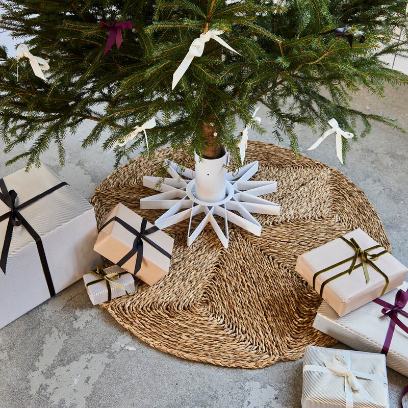 House Doctor Star juletreteppe 100 cm natur