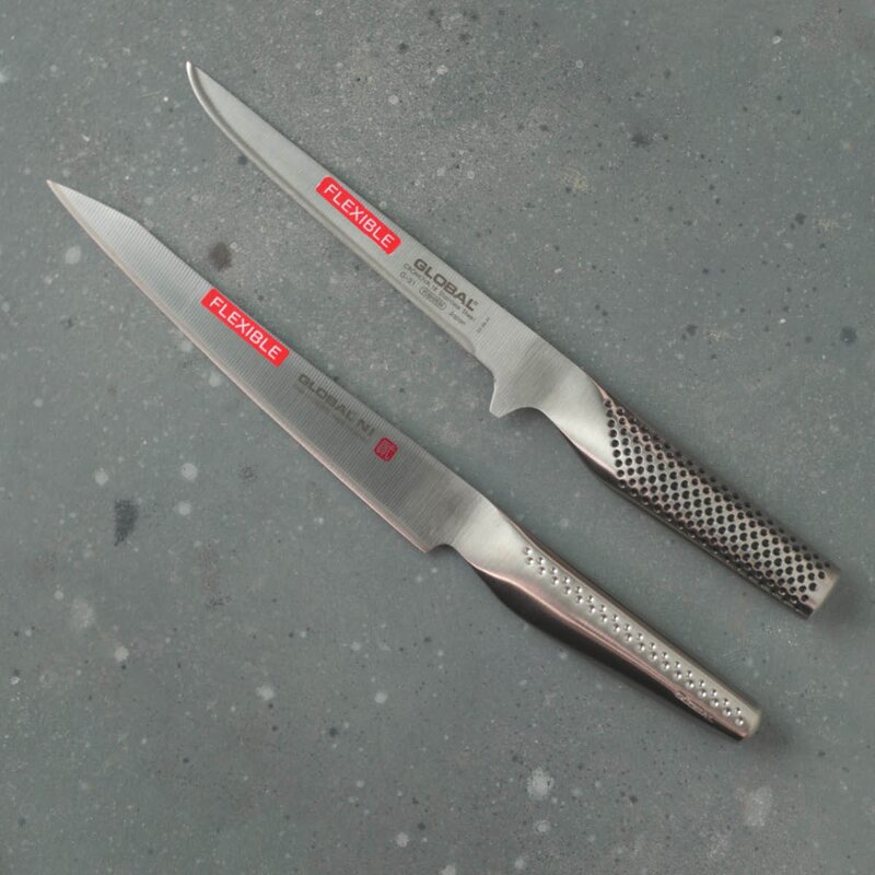 Global Classic bred fileterings kniv G-20 21 cm flexibel