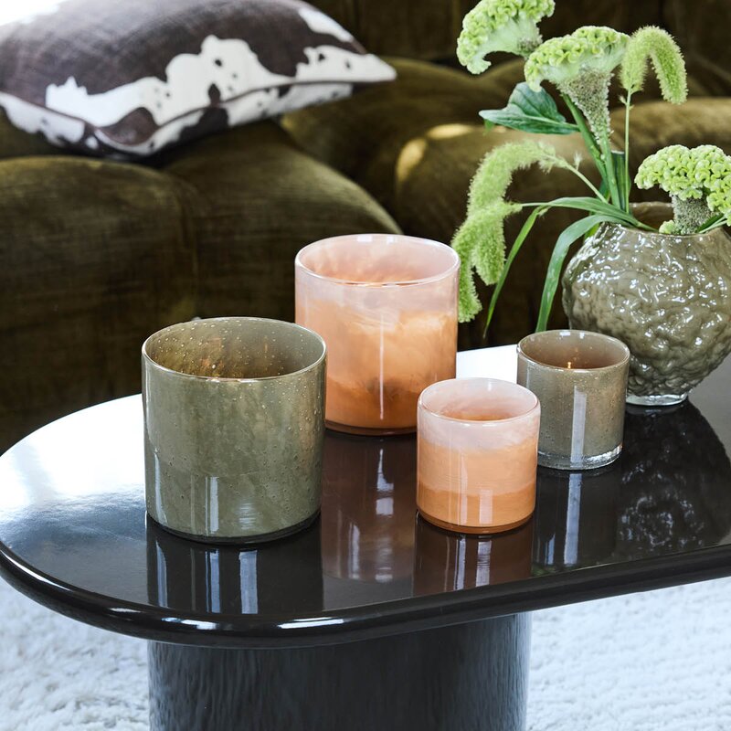 ByOn Calore lyslykt M 15 cm Aprikos