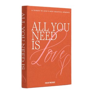 Printworks All You Need is Love fotobok oransje