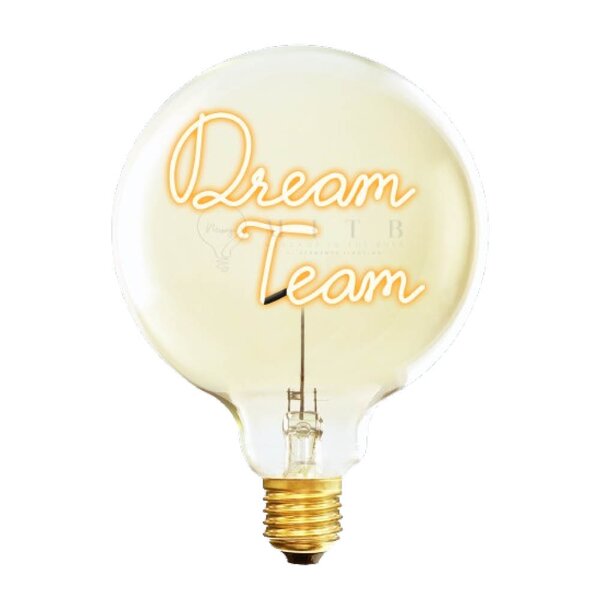 Elements Lighting MITB lyspære LED 17 cm Dream Team ravfarget