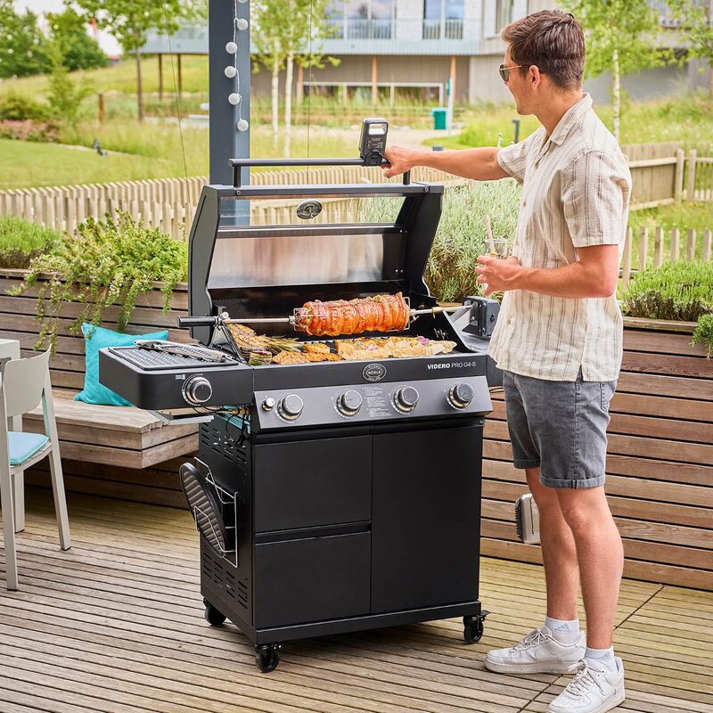 Rösle Videro Pro G4-S Vario+ gassgrill 20500W svart